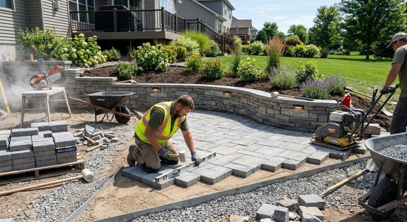 Pavers Landscaping in Boston, MA