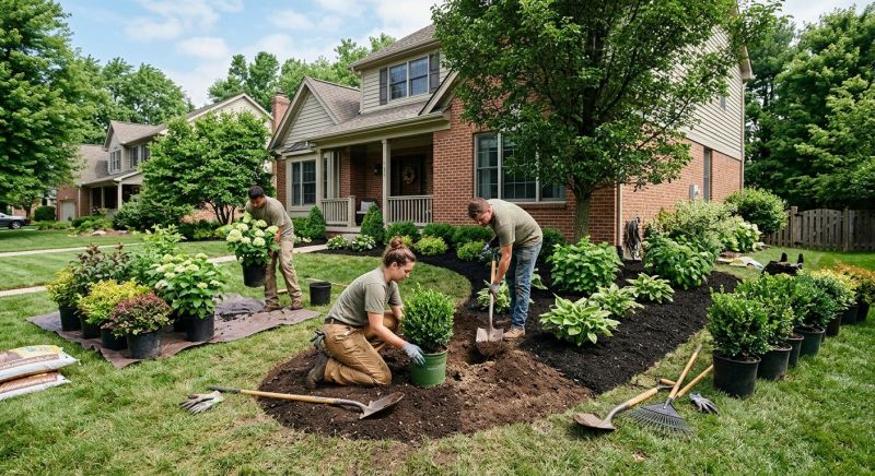 Organic Mulch Installation in Ventura County, CA