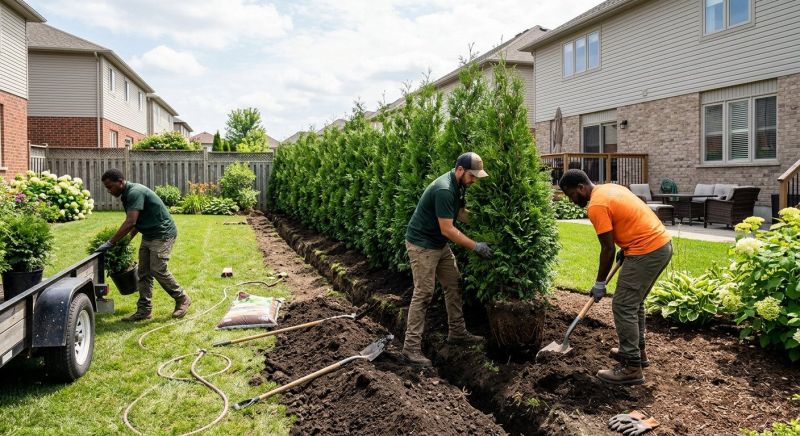 Privacy Shrub Installation in Ventura County, CA